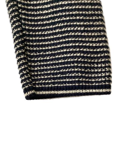 LARDINI（ラルディーニ）LARDINI (ラルディーニ) サマーニットジャケット ネイビー サイズ:Lの古着・服飾アイテム