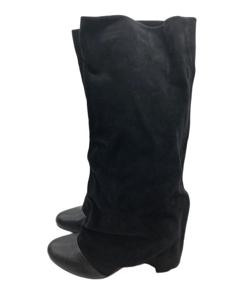 SEE BY CHLOE（シーバイクロエ）SEE BY CHLOE (シーバイクロエ) スウェードロングブーツ ブラック サイズ:38の古着・服飾アイテム