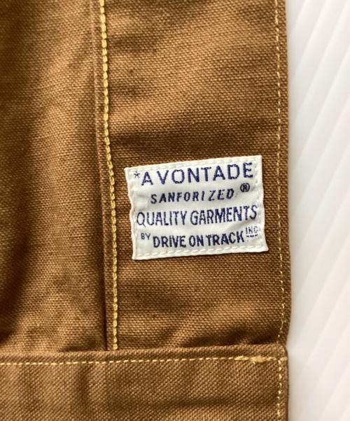 A vontade（アボンタージ）A vontade (アボンタージ) BEAMS F (ビームスエフ) コットンヘンプ ダック ショートブルゾン ブラウン サイズ:Mの古着・服飾アイテム