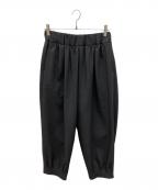 NO CONTROL AIRノーコントロールエアー）の古着「オクタグラムポリエステル・艶消平織 裾8タックパンツ」｜グレー