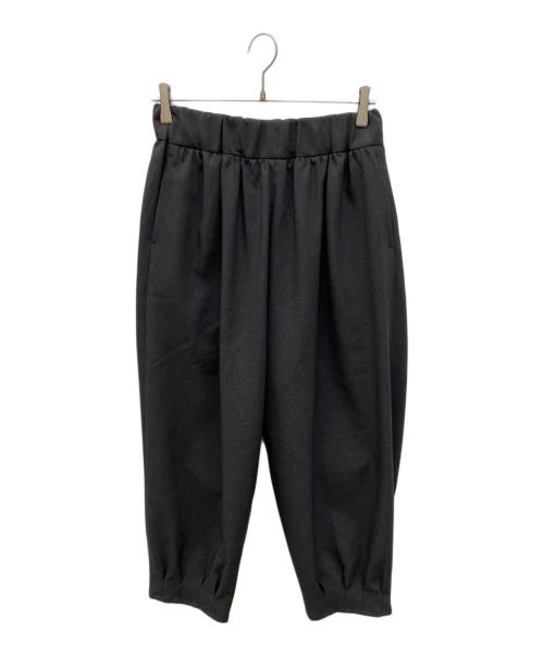 NO CONTROL AIR（ノーコントロールエアー）no control air (ノーコントロールエアー) オクタグラムポリエステル・艶消平織 裾8タックパンツ グレー サイズ:3の古着・服飾アイテム