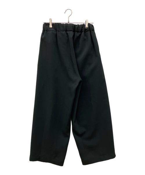 NO CONTROL AIR（ノーコントロールエアー）NO CONTROL AIR (ノーコントロールエアー) バックサテン タック イージー パンツ ブラック サイズ:XSの古着・服飾アイテム
