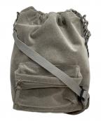 zattuザッツ）の古着「CHAVES マイクロスエードショルダーバッグ」｜グレー