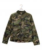 VALENTINOヴァレンティノ）の古着「ロックスタッズ リバーシブルナイロンジャケット」｜オリーブ