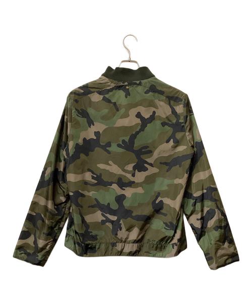 VALENTINO（ヴァレンティノ）VALENTINO (ヴァレンティノ) ロックスタッズ リバーシブルナイロンジャケット オリーブ サイズ:46の古着・服飾アイテム