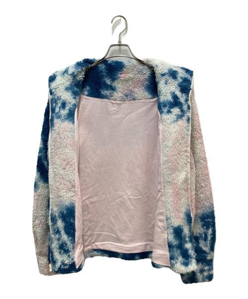 The Elder Statesman（エルダーステイツマン）The Elder Statesman (エルダーステイツマン) タイダイジップアップボアジャケット ピンク×ブルー サイズ:XSの古着・服飾アイテム