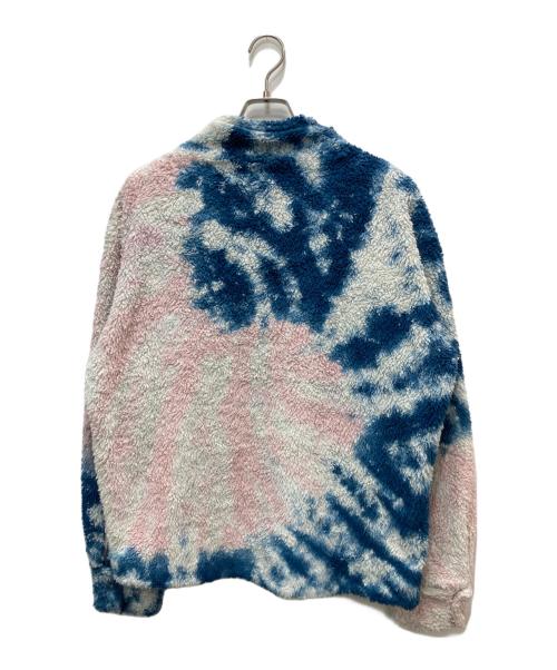 The Elder Statesman（エルダーステイツマン）The Elder Statesman (エルダーステイツマン) タイダイジップアップボアジャケット ピンク×ブルー サイズ:XSの古着・服飾アイテム