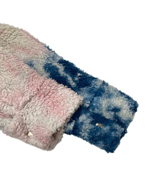 The Elder Statesman（エルダーステイツマン）The Elder Statesman (エルダーステイツマン) タイダイジップアップボアジャケット ピンク×ブルー サイズ:XSの古着・服飾アイテム