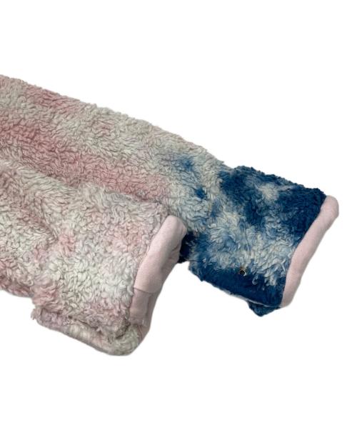 The Elder Statesman（エルダーステイツマン）The Elder Statesman (エルダーステイツマン) タイダイジップアップボアジャケット ピンク×ブルー サイズ:XSの古着・服飾アイテム