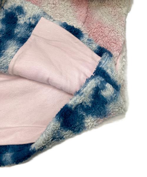 The Elder Statesman（エルダーステイツマン）The Elder Statesman (エルダーステイツマン) タイダイジップアップボアジャケット ピンク×ブルー サイズ:XSの古着・服飾アイテム