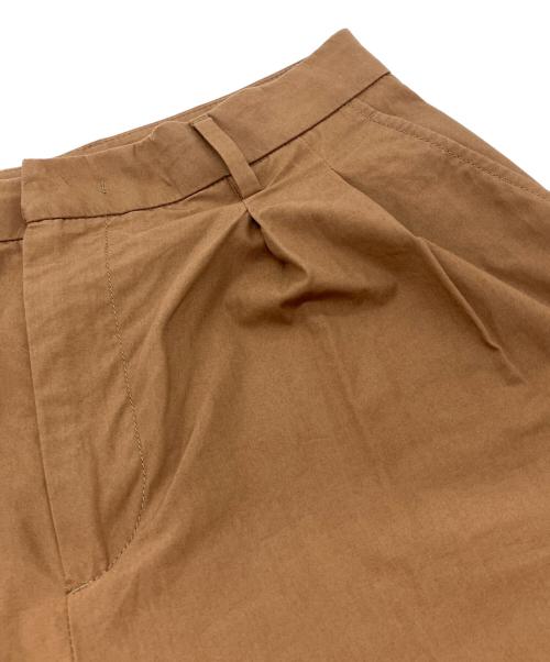 VALENTINO（ヴァレンティノ）VALENTINO (ヴァレンティノ) ワイドタックパンツ ブラウン サイズ:46の古着・服飾アイテム