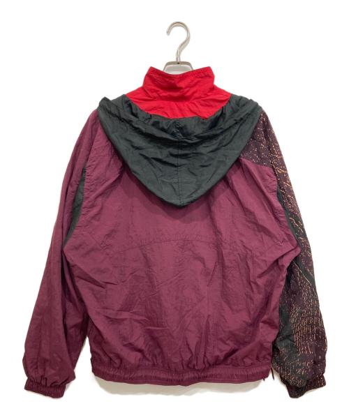 NIKE（ナイキ）NIKE (ナイキ) レイヤードアノラックパーカー ワインレッド サイズ:Mの古着・服飾アイテム