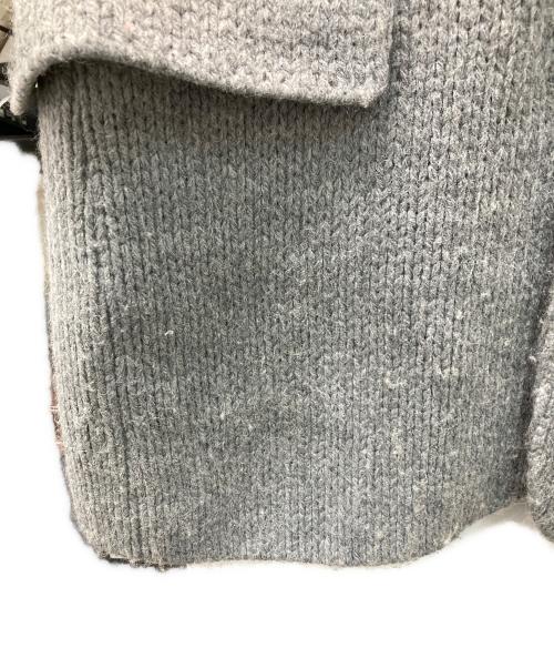Jean Paul GAULTIER（ジャンポールゴルチェ）Jean Paul GAULTIER (ジャンポールゴルチェ) ミレニアムプリント ニット4Bジャケット グレー サイズ:50の古着・服飾アイテム