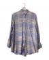 MARNI（マルニ）の古着「レーヨンチェック オーバーサイズシャツ」｜ブルー