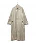 Whim Gazette（ウィムガゼット）の古着「スーピマコットンマキシステンコート」｜ベージュ