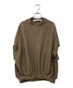 COGTHEBIGSMOKEコグザビッグスモーク）の古着「BROOKLYN SWEATSHIRT / ブルックリン スウェットシャツ」｜カーキ