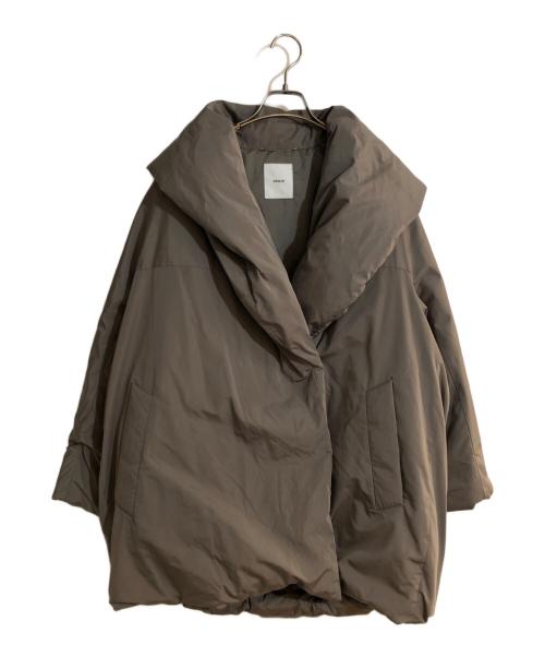 ebure（エブール）EBURE (エブール) フォルムダウンコート ライトグレー サイズ:36の古着・服飾アイテム