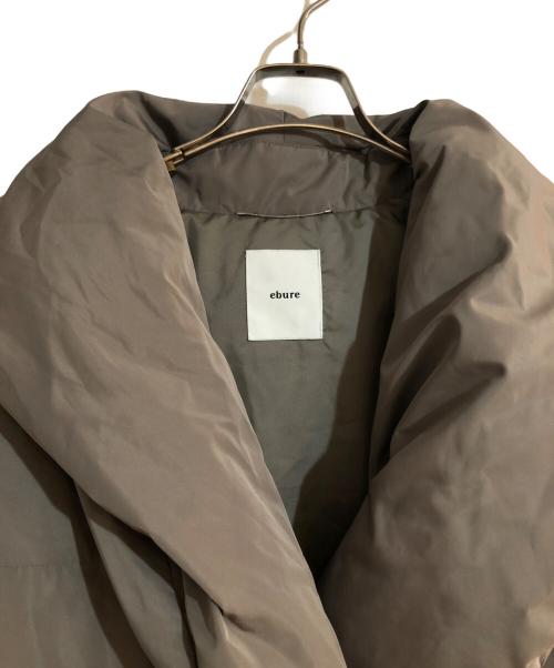 ebure（エブール）EBURE (エブール) フォルムダウンコート ライトグレー サイズ:36の古着・服飾アイテム