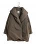 EBURE（エブール）の古着「フォルムダウンコート」｜ライトグレー