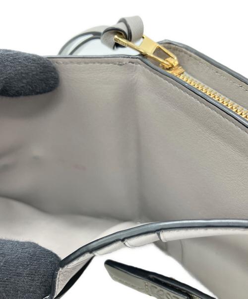 LOEWE（ロエベ）LOEWE (ロエベ) コンパクト ジップウォレット ベージュ×カーキの古着・服飾アイテム