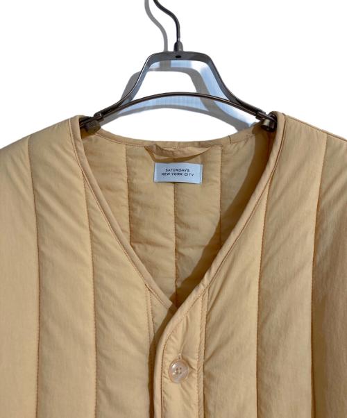 Saturdays NYC（サタデーズ ニューヨーク）Saturdays NYC (サタデーズ ニューヨーク) Naughton Quilted Jacket オレンジ サイズ:Mの古着・服飾アイテム