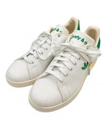 adidas×Sporty & Rich（アディダス×スポーティーアンドリッチ）の古着「Stan Smith "White/Green"」｜ホワイト