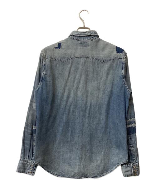 RRL（ダブルアールエル）RRL (ダブルアールエル) RRL ウエスタンシャツ インディゴ サイズ:Mの古着・服飾アイテム