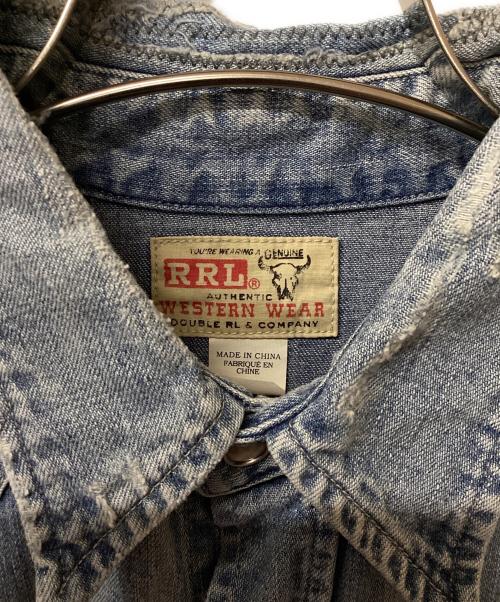 RRL（ダブルアールエル）RRL (ダブルアールエル) RRL ウエスタンシャツ インディゴ サイズ:Mの古着・服飾アイテム