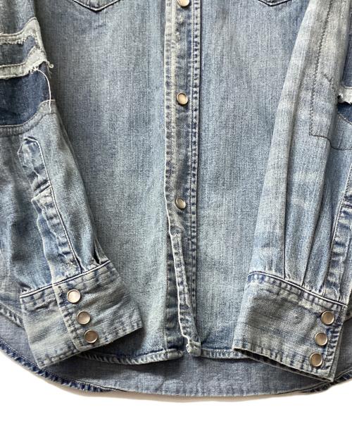 RRL（ダブルアールエル）RRL (ダブルアールエル) RRL ウエスタンシャツ インディゴ サイズ:Mの古着・服飾アイテム