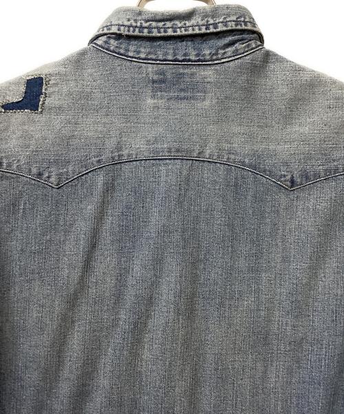 RRL（ダブルアールエル）RRL (ダブルアールエル) RRL ウエスタンシャツ インディゴ サイズ:Mの古着・服飾アイテム
