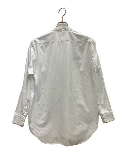 BLAMINK（ブラミンク）BLAMINK (ブラミンク) コットン バンドカラーシャツ ホワイト サイズ:46の古着・服飾アイテム