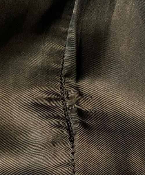 GIVENCHY（ジバンシィ）GIVENCHY (ジバンシィ) レザー切替コート ブラック サイズ:46の古着・服飾アイテム