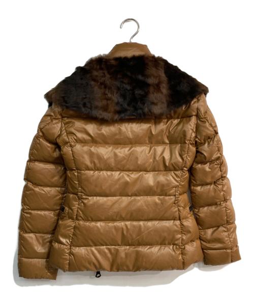 MONCLER（モンクレール）MONCLER (モンクレール) フードファーダウンジャケット　FAUCON GIUBBOTTO　220934691925 ブラウン サイズ:00の古着・服飾アイテム
