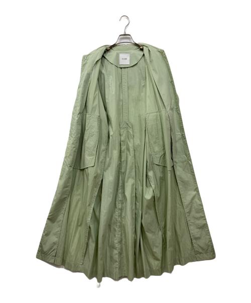 CLANE（クラネ）CLANE (クラネ) バックフリルシングルコート グリーン サイズ:1 未使用品の古着・服飾アイテム