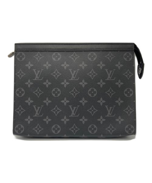 LOUIS VUITTON（ルイ ヴィトン）LOUIS VUITTON (ルイ ヴィトン) ポシェット・ヴォワヤージュ MM ブラックの古着・服飾アイテム