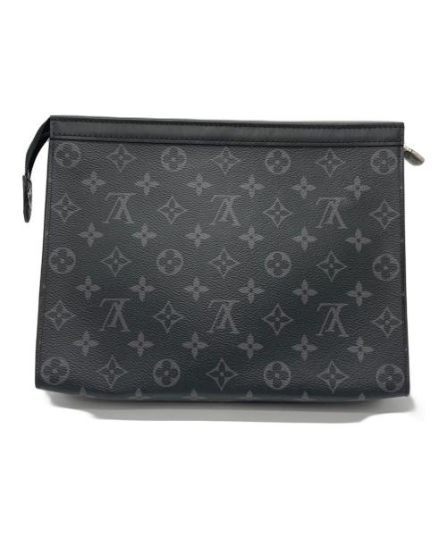 LOUIS VUITTON（ルイ ヴィトン）LOUIS VUITTON (ルイ ヴィトン) ポシェット・ヴォワヤージュ MM ブラックの古着・服飾アイテム
