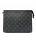 LOUIS VUITTON（ルイ ヴィトン）の古着「ポシェット・ヴォワヤージュ MM」｜ブラック