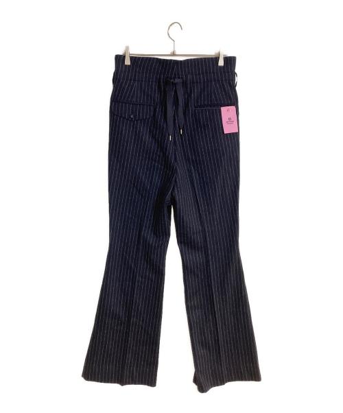 ANREALAGE HOMME（アンリアレイジオム）ANREALAGE HOMME (アンリアレイジオム) WOOL TROUSERS/ウール トラウザー ネイビー サイズ:48の古着・服飾アイテム