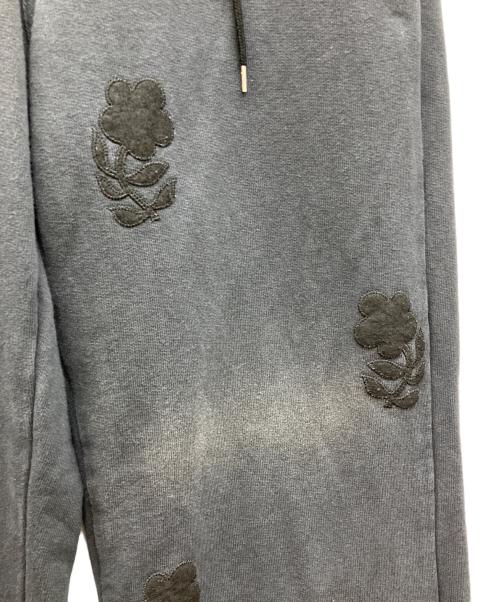 SYUMAN.（シュウマン）SYUMAN. (シュウマン) Ravioli trousers type Sweat withstar flower ブラック サイズ:1の古着・服飾アイテム