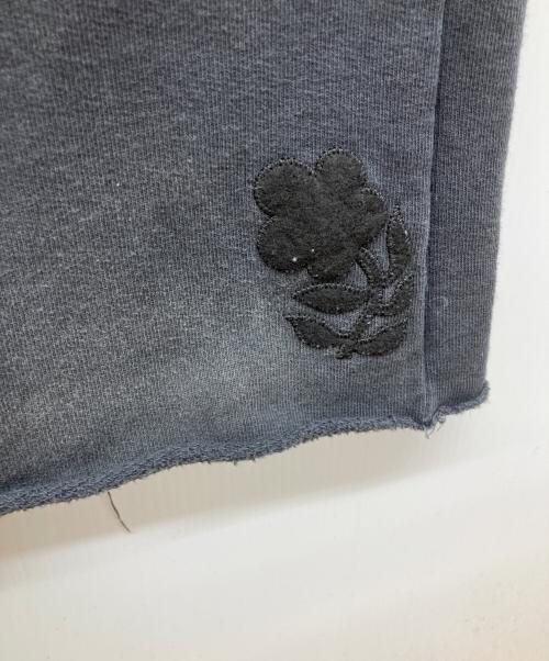 SYUMAN.（シュウマン）SYUMAN. (シュウマン) Ravioli trousers type Sweat withstar flower ブラック サイズ:1の古着・服飾アイテム