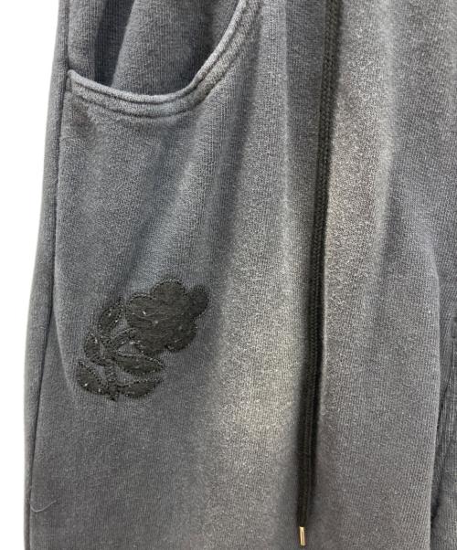 SYUMAN.（シュウマン）SYUMAN. (シュウマン) Ravioli trousers type Sweat withstar flower ブラック サイズ:1の古着・服飾アイテム