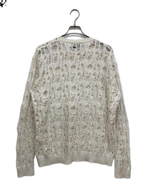 TAAKK（ターク）TAAKK (ターク) PERFORATED KNIT ホワイト サイズ:2の古着・服飾アイテム