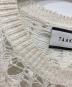 中古・古着 TAAKK (ターク) PERFORATED KNIT ホワイト サイズ:2：9000円