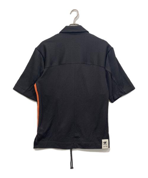 adidas（アディダス）adidas (アディダス) song for the mute (ソングフォーザミュート) Short Sleeve Shirt グレー×オレンジ サイズ:Sの古着・服飾アイテム