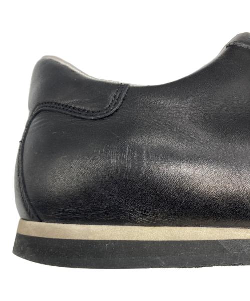 GUCCI（グッチ）GUCCI (グッチ) シェリーライン レザースニーカー ブラック サイズ:40の古着・服飾アイテム