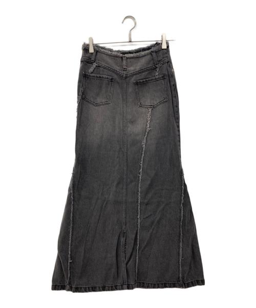 MAISON SPECIAL（メゾンスペシャル）MAISON SPECIAL (メゾンスペシャル) Cellulose Denim Maxi Skirt / セルロース デニムマキシ スカート ブラック サイズ:36 未使用品の古着・服飾アイテム