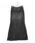 MAISON SPECIAL (メゾンスペシャル) Cellulose Denim Maxi Skirt / セルロース デニムマキシ スカート ブラック サイズ:36 未使用品：10000円