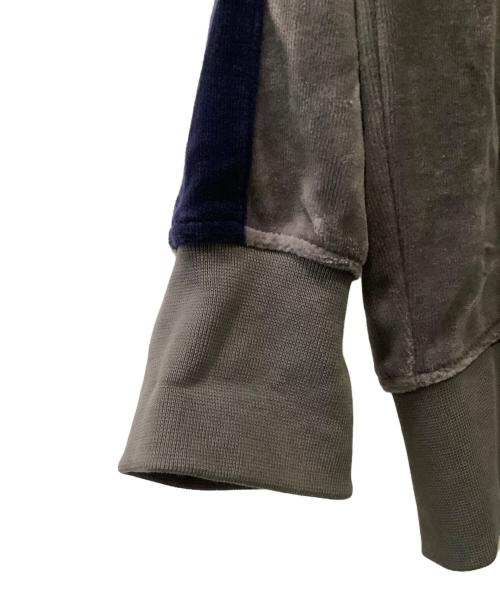 Off The Court by NBA（オフ・ザ・コート バイ NBA）Off The Court by NBA (オフ・ザ・コート バイ NBA) VELOUR TRACK JACKET グレー サイズ:Lの古着・服飾アイテム