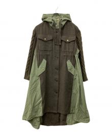 STUMBLY（スタンブリ―）の古着「ウール混コート」｜オリーブ