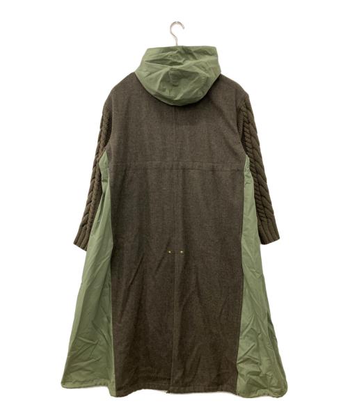 STUMBLY（スタンブリ―）STUMBLY (スタンブリ―) ウール混コート オリーブ サイズ:36の古着・服飾アイテム